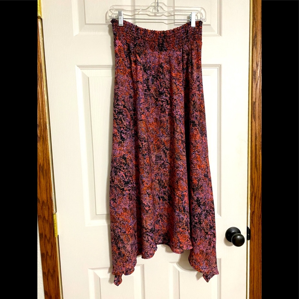 Peyton Jensen for EVEREVE Shaine Smocked skirt L